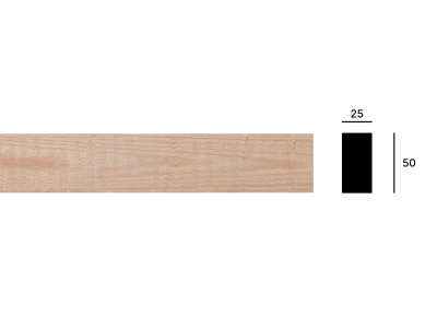 Lockläkt i furu 25x50